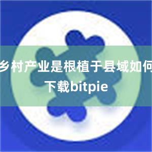 乡村产业是根植于县域如何下载bitpie