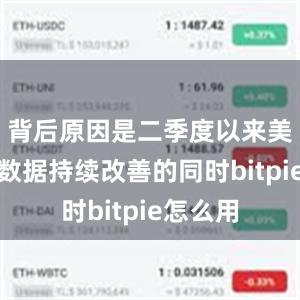 背后原因是二季度以来美国通胀数据持续改善的同时bitpie怎么用